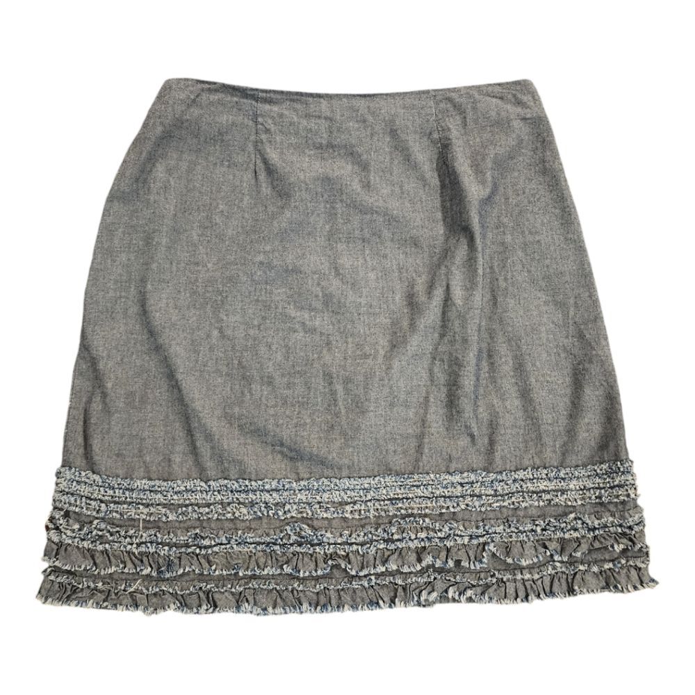 Tommy Bahama Denim 100% Cotton Super Lightweight Skirt sz 6